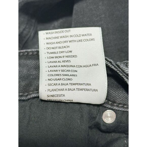 KanCan Women's Juniper Frayed Hem High Rise Ankle Skinny‎ Jeans Black Size 28 - Picture 9 of 13